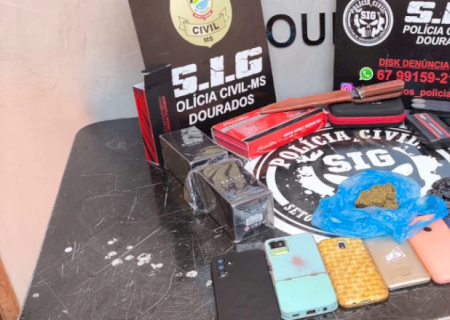 Adolescente e adulto são detidos por furtos em lojas de celulares em Dourados