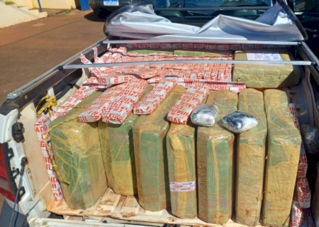 Rapaz é preso transportando drogas em veículo furtado ano passsado na fronteira