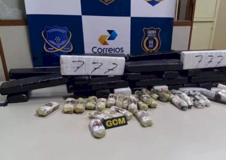 Encomenda de supermaconha em caixas de erva de tereré é interceptada nos Correios