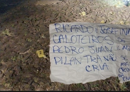 Bilhete deixado por pistoleiro acusa mulher e ex-governador de “caloteiros”