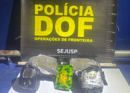 Contratado por R$ 2 mil, jovem é flagrado com skunk e haxixe em ônibus