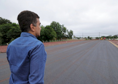 Prefeito destaca avanço da obra da Via Parque do Córrego Água Boa