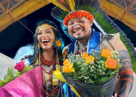 Moradores da Aldeia Jaguapiru vencem Concurso Miss e Mister Indígena