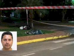Motociclista morre ao perder controle e bater em placa de trânsito