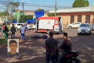 Motociclista morre após colisão com SUV no centro de Dourados