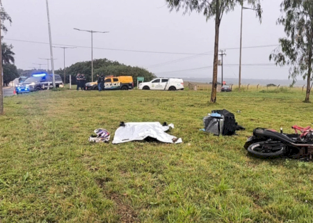 Motociclista de 19 anos morre após bater em poste entre Dourados e Itaporã