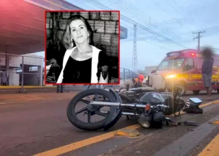 Mulher morre após ser atropelada por moto enquanto atravessava avenida