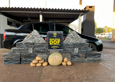 Polícia apreende carga de droga avaliada em R$ 1,1 milhão e motorista é preso