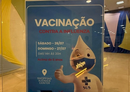 Vacina contra Influenza chega ao shopping