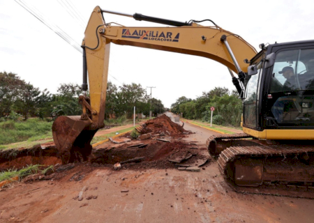Prefeitura inicia obra preventiva em ponte entre Canaã IV e Parque das Nações II