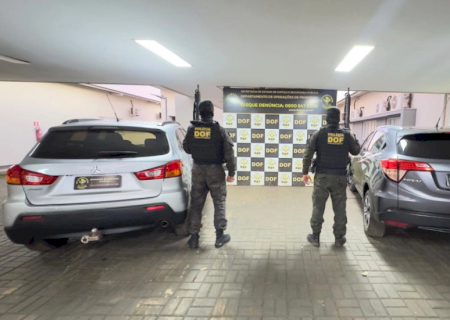 Rapaz é preso e veículos adulterados apreendidos pelo DOF em Dourados