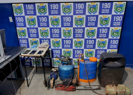 Polícia Militar fecha 'boca de fumo' e apreende objetos em distrito da fronteira