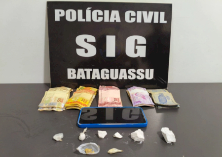 Polícia Civil prende “Rei do Pó” e apreende drogas, dinheiro e celular