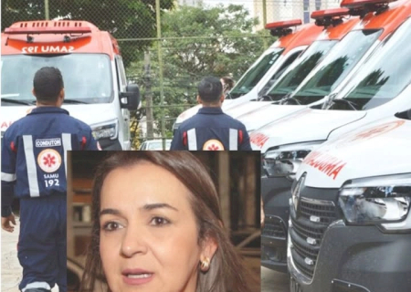 MPE investiga Adriane por manter viaturas novas do Samu paradas, mas gasta fortuna com aluguel