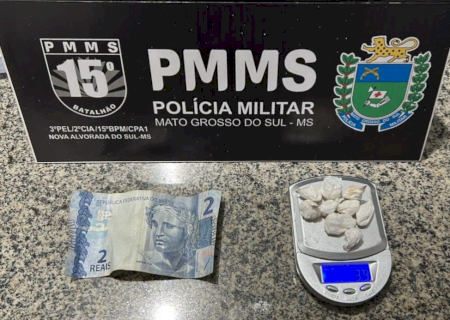 MS: Polícia prende jovem por tráfico durante policiamento ostensivo