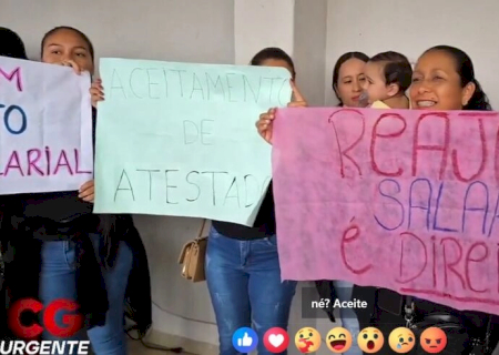 'Prefeita, cadê você?': servidores da educação infantil cobram 'cara a cara' com Adriane Lopes