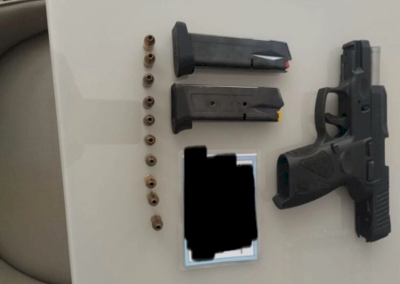 Polícia apreende armas de homem que ameaçava colega de trabalho que recusou namoro