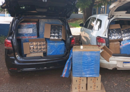 Trio é preso com mercadorias contrabandeadas em Dourados