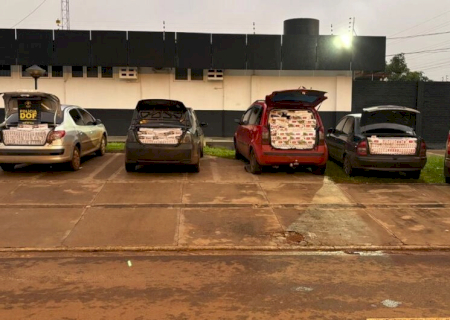 Quatro são presos com 3,2 mil pacotes de cigarros e mercadorias do Paraguai