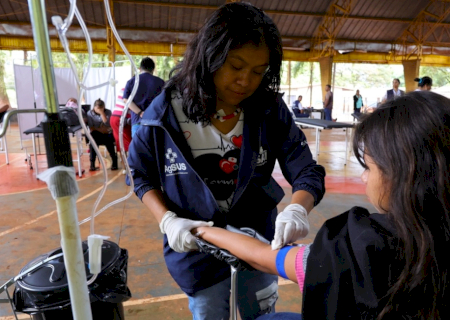 Escola Tengatui vira Hospital de Campanha na “guerra” contra epidemia de chikungunya