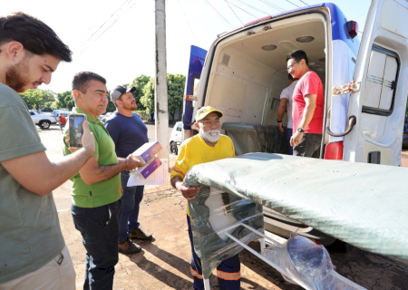 Prefeito entrega equipamentos para UBS do 4º Plano e moderniza ar-condicionado