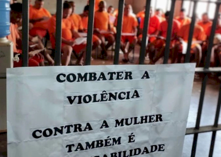 Penitenciária mobiliza internos em campanha pelo fim da violência contra a mulher