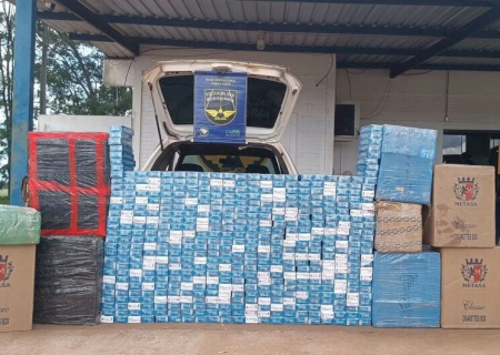 Apreendida carga de contrabando avaliada em mais de R$ 86 mil