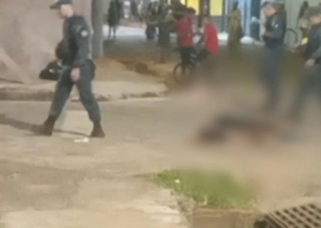 Câmera de segurança flagrou jovens abandonado carro usado em assassinato na Nhanhá (vídeo)