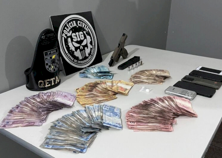 Operação contra o tráfico cumpre 8 mandados e apreende R$ 10 mil em dinheiro