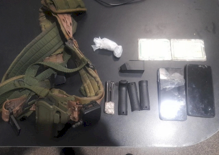 Ação conjunta prende foragido com artefatos de arma de fogo na fronteira de MS