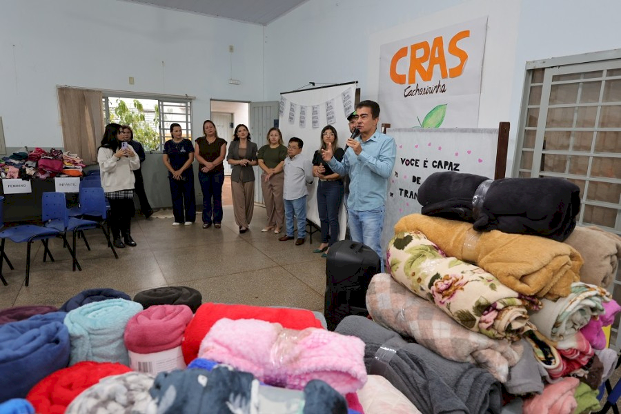 Prefeitura abre Campanha do Agasalho com Varal Solidário no Cras do Cachoeirinha