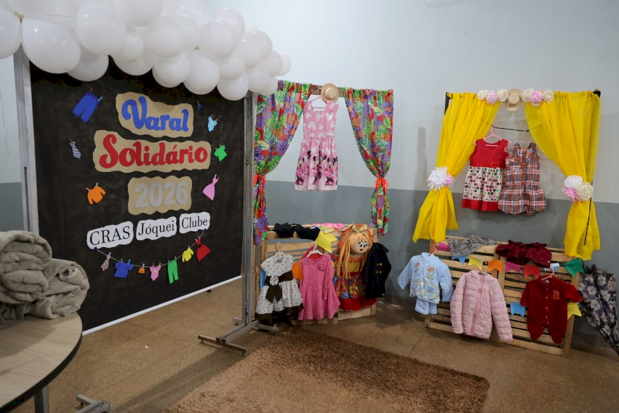 Prefeitura leva Varal Solidário ao Jóquei Clube e campanha do agasalho passa de 23 mil peças