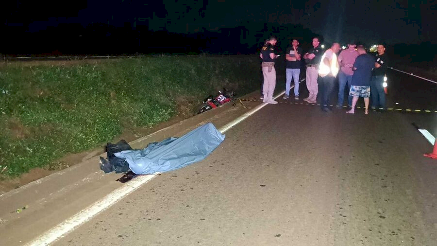 Motociclista de 19 anos morre após acidente na rodovia BR-163