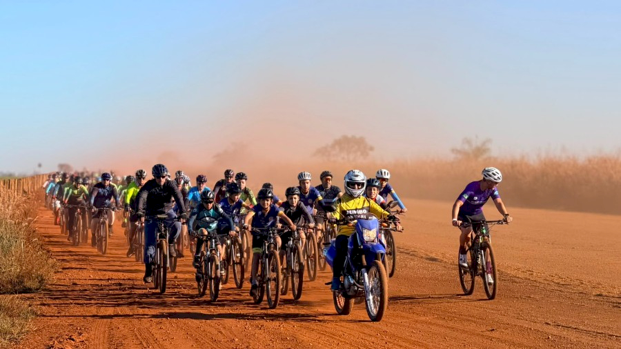 Rio Brilhante foi palco do 3º Cicloturismo Rural no Território do Celeiro do MS com a participação de mais de 150 ciclistas do estado