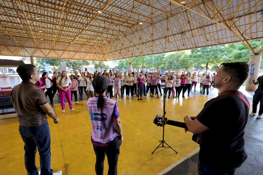 Prefeitura mobiliza alunas de projetos esportivos no combate à violência contra a mulher