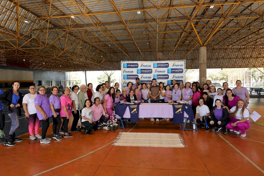 Prefeitura mobiliza alunas de projetos esportivos no combate à violência contra a mulher