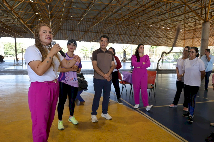 Prefeitura mobiliza alunas de projetos esportivos no combate à violência contra a mulher