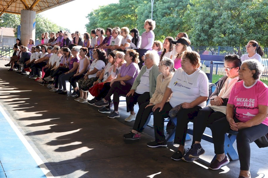 Prefeitura mobiliza alunas de projetos esportivos no combate à violência contra a mulher
