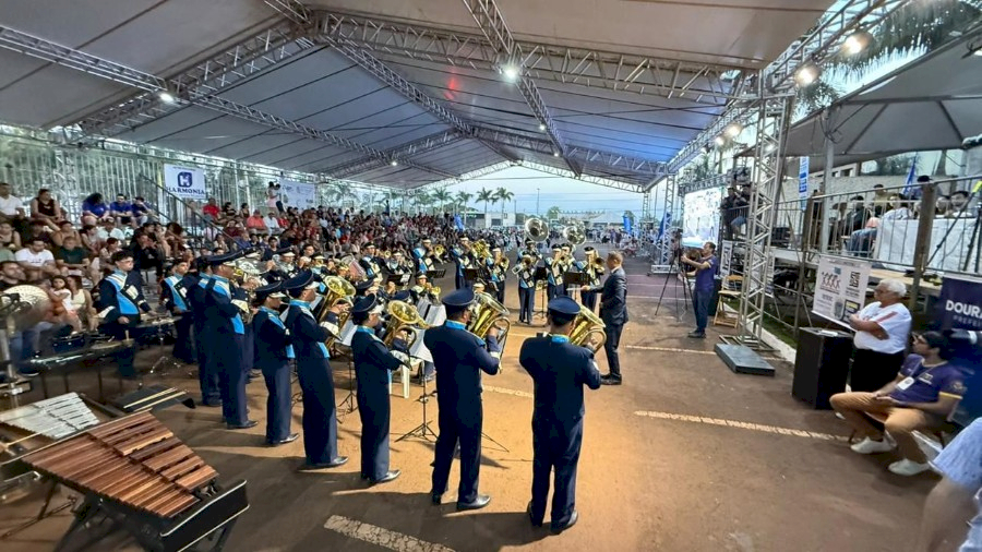 Prefeito destaca orgulho de Dourados durante Campeonato Estadual de Bandas e Fanfarras
