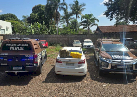Policiais do Batalhão Rural apreendem quase 60 quilos de cocaína